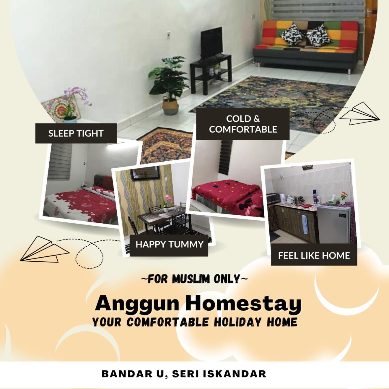 Anggun Homestay Seri Iskandar Exterior foto